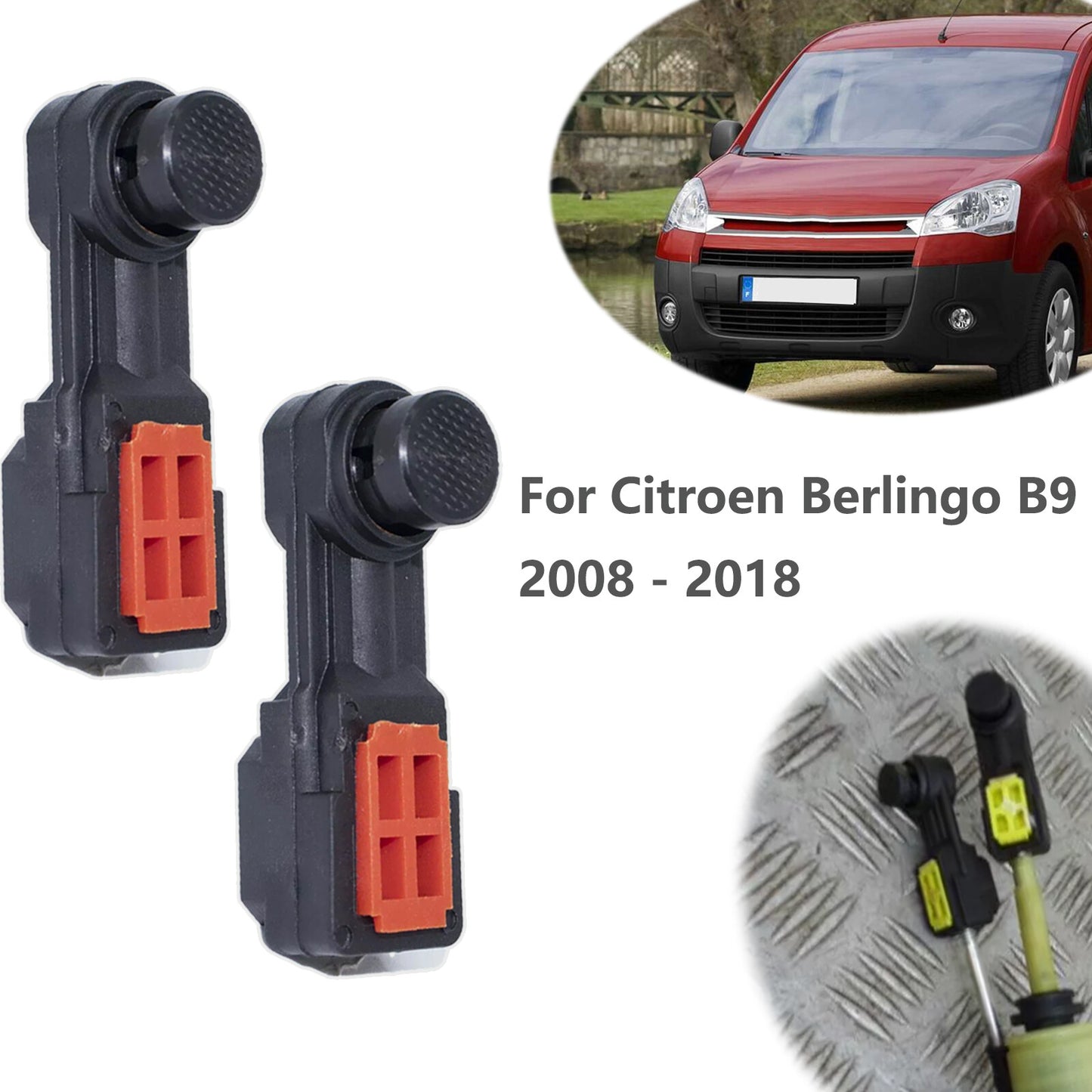 2X for Citroen Berlingo B9 Gear Shifter Cable Selector linkage Lever Joint 08-18