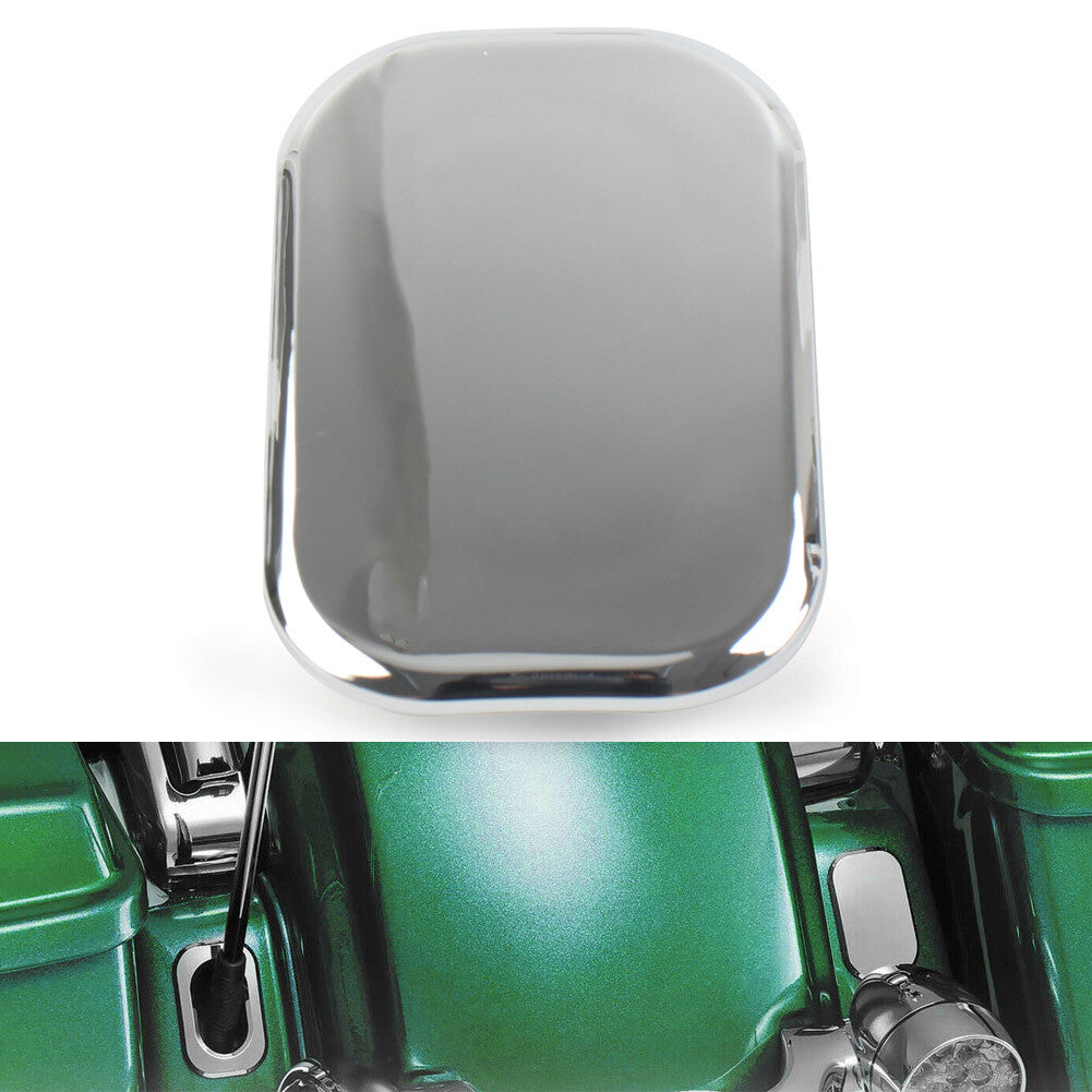 for Harley Street Glide 06-23 Road Glide 10-23 Antenna Hole Filler Cover Chrome