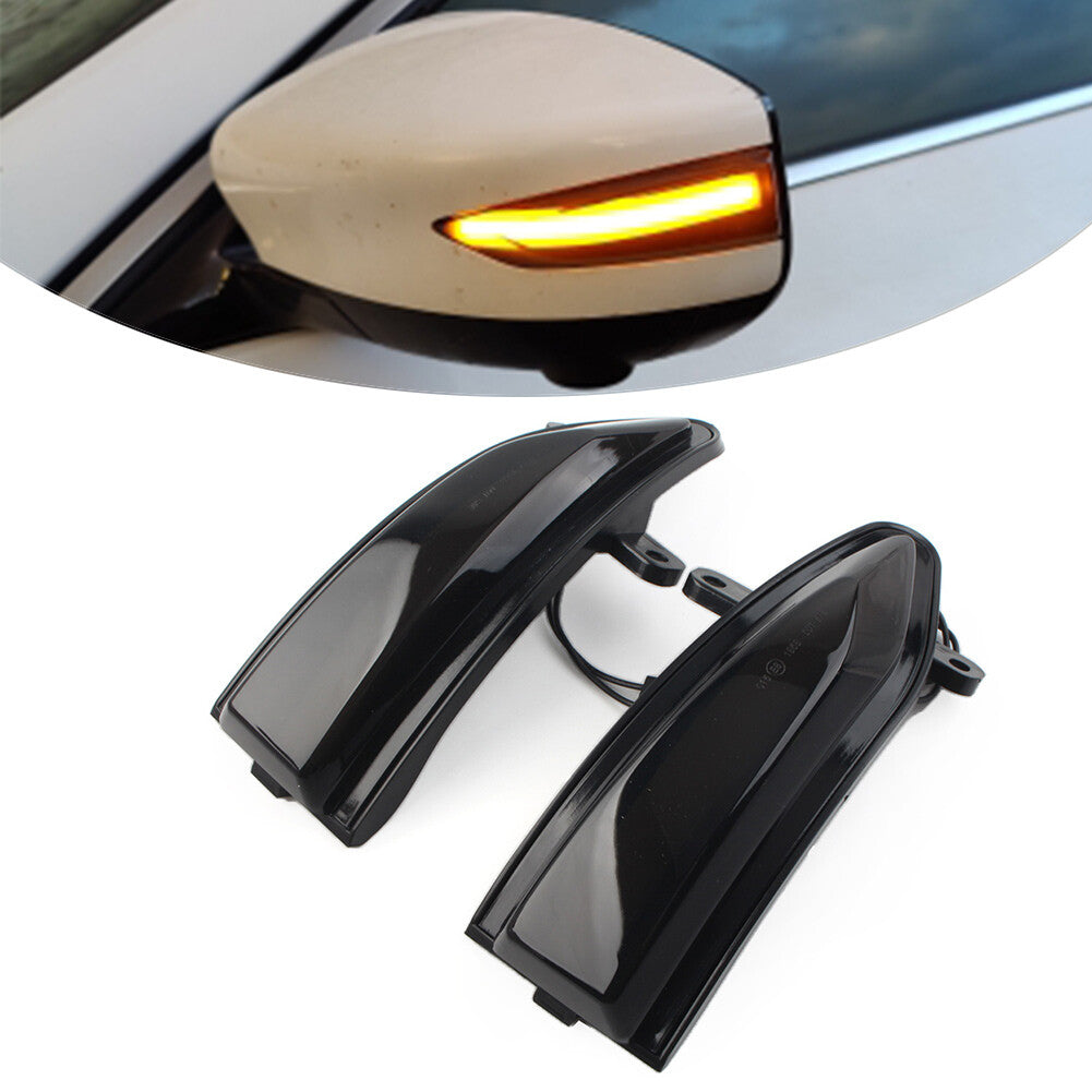 LED Mirror Dynamic Turn Signal Light Indicators for Altima Teana 2013-2018 Tiida