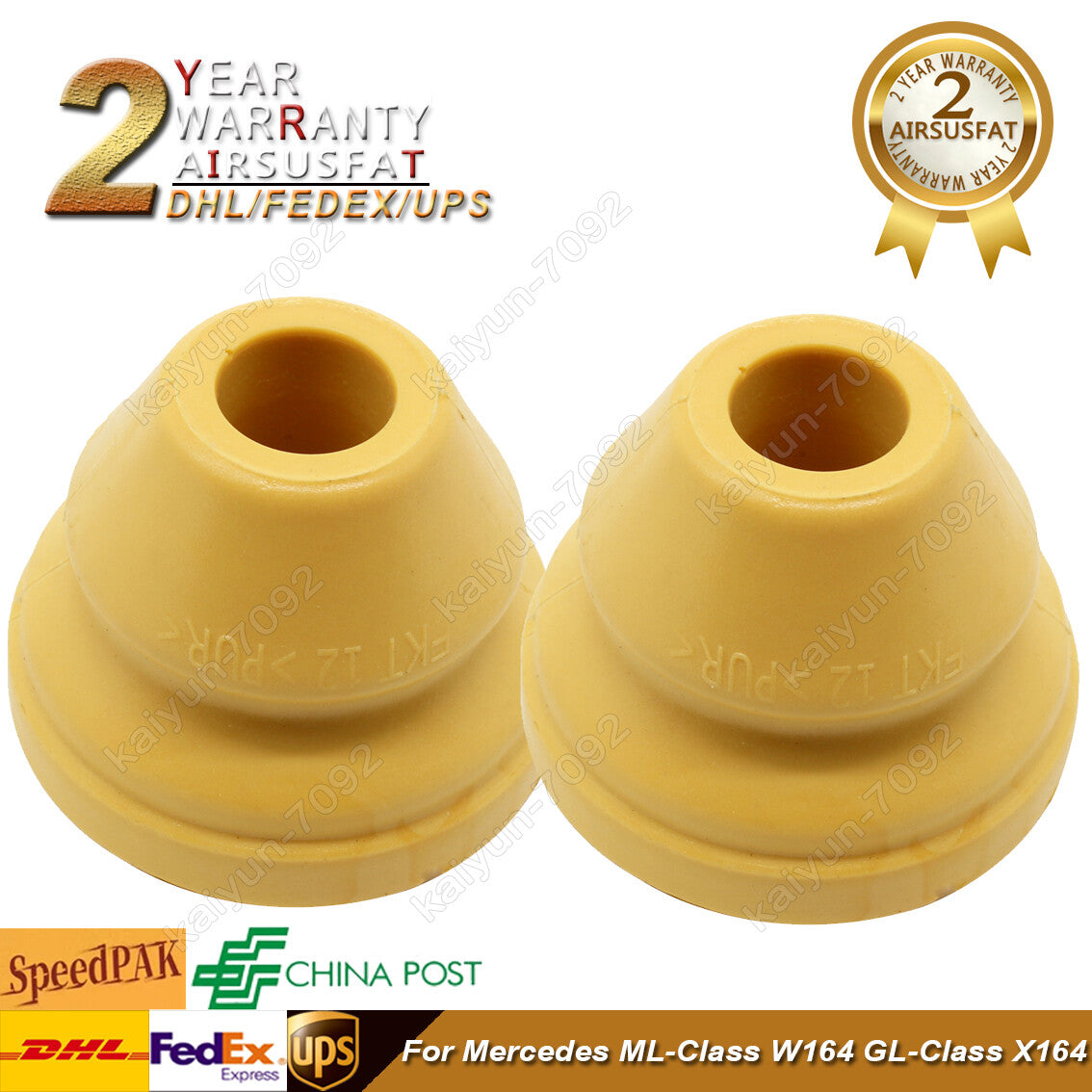 2 Rear Shock Bumper / Stop / Buffer for Benz ML-Class W164 GL-Class X164 05-12