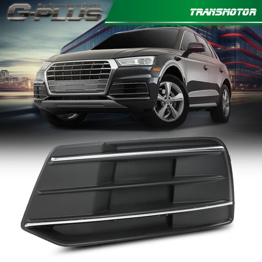 Suitable for for Audi Q5 18-20 front bumper cover left fog lamp grille frame insert - v