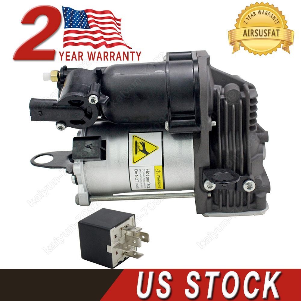 for Mercedes W221 CL550 S550 Air Suspension Compressor Pump w/ Relay 2213200904