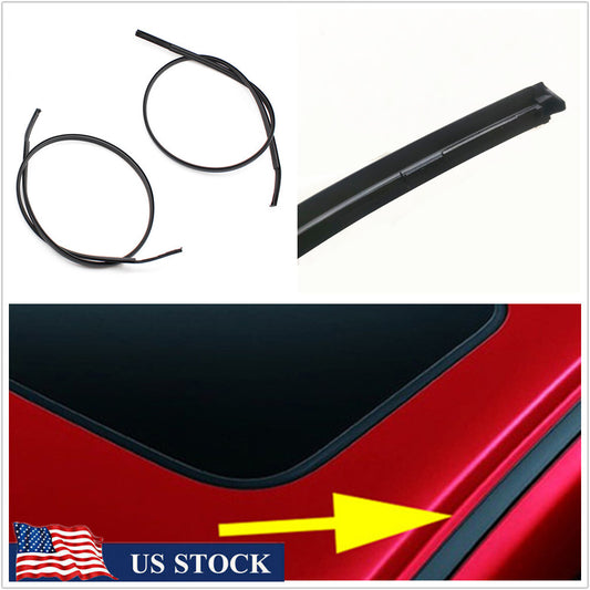 Left+Right Car Roof Drip Moulding Side for Toyota Yaris Hatchback 07-11 US Ship Q