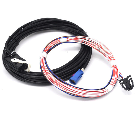 Reverse set CAMERA WIRING HARNESS CABLE for VW for SEAT for GOLF Mk6 TOURAN LEON POLO v