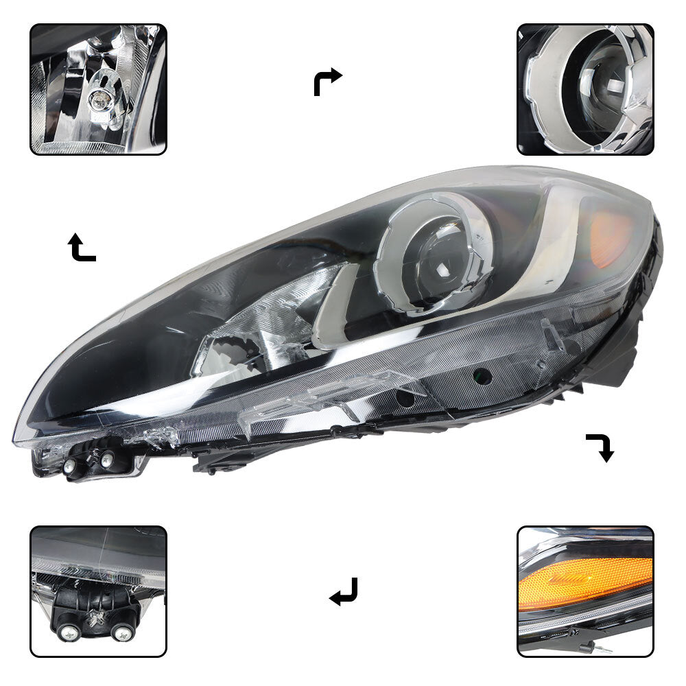 The left side of the headlight is suitable for 2019-2021 Spark models with a transparent lens and LED DRL. n