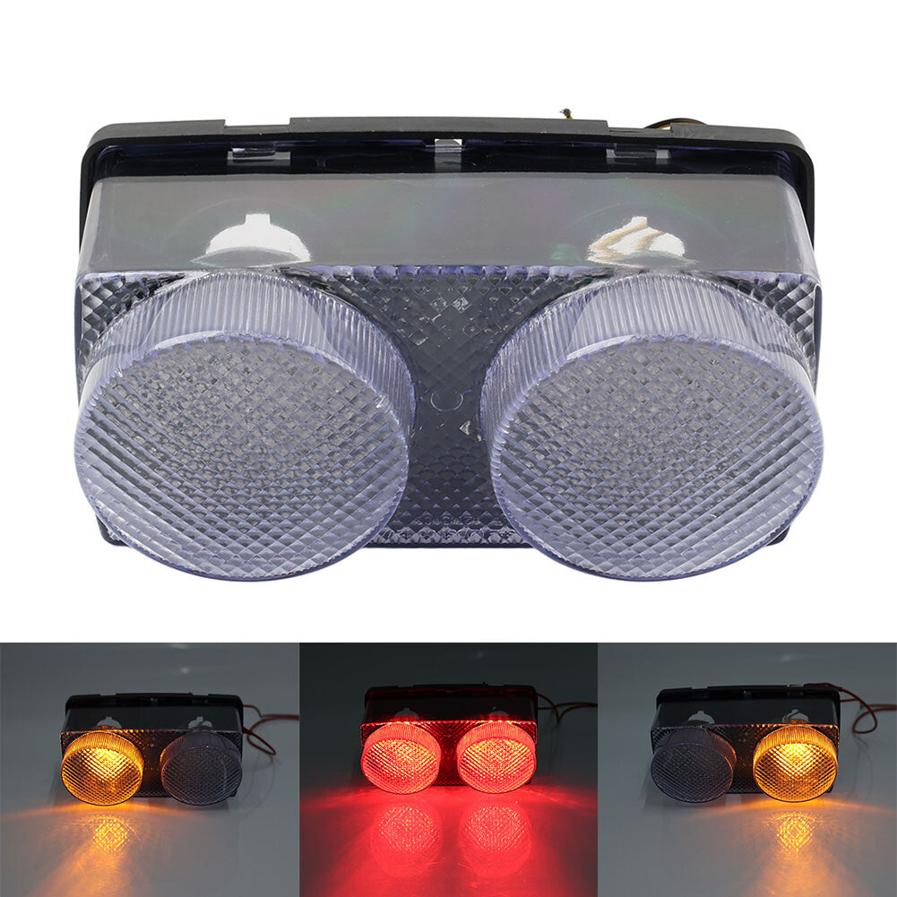LED Tail Light with Turn Signals Fit for YAMAHA YZF R1 1998-1999 Clear gk