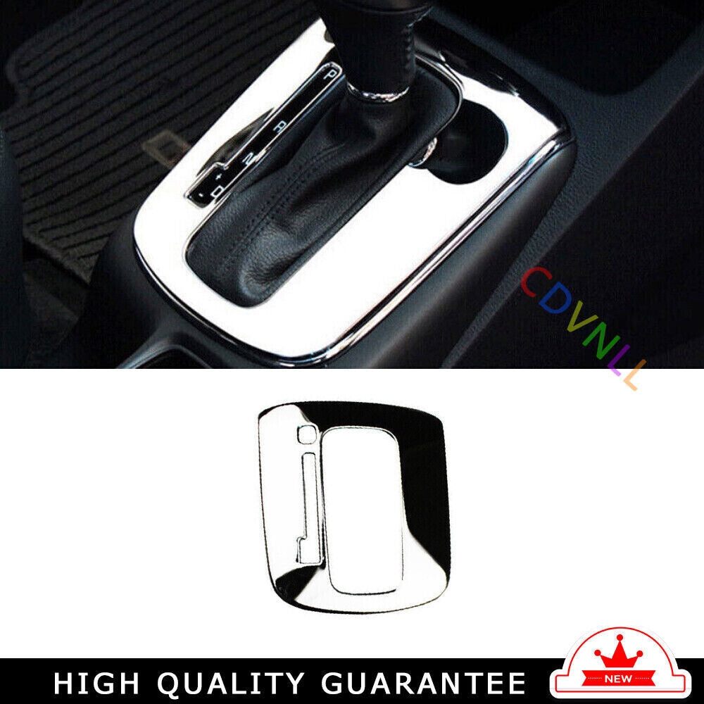 Central Console Gear Shift Cover Trim 1 for Kia K3 Forte 2017-2018 Chrome Steel