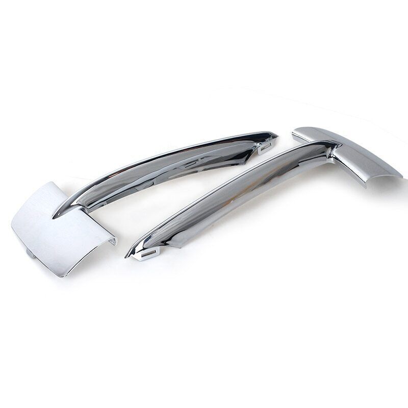 Suitable for BMW F15 X5 2014, 2015, 2016, 2017, and 2018 models. Features chrome-plated dual front bumper grille trim.