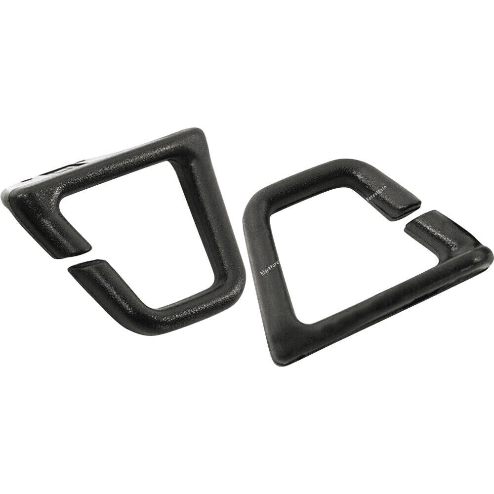 2 For 1993-02 Camaro Firebird Convertible Ebony Black for Seat Belt Shoulder Guides Q