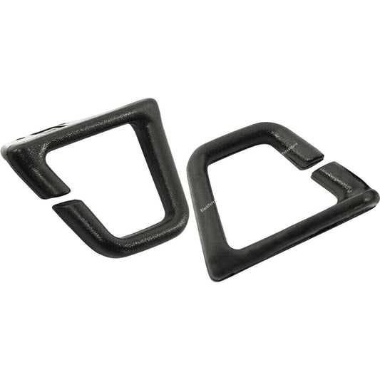 2 For 1993-02 Camaro Firebird Convertible Ebony Black for Seat Belt Shoulder Guides Q