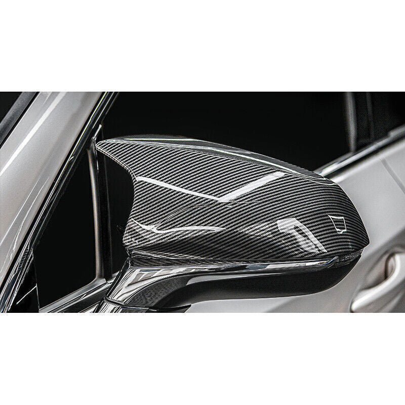 for Lexus RX350 450H 2016-22 ABS Carbon Horn Side Rear View Mirror Cover Trim B n