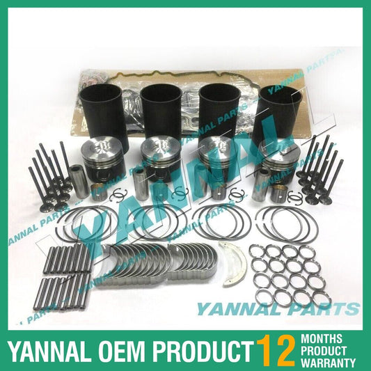 New 4M50/4M50T Overhaul Kit with Valves for Mitsubishi Engines