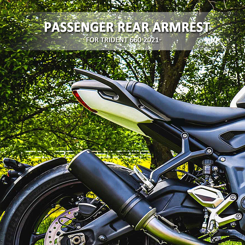 CNC Passenger Pillion for Seat Grab Handle Bar Hand Rail For Trident 660 2021-2023