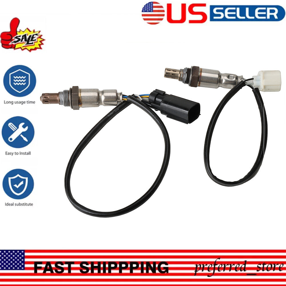 Kit (2) Oxygen (O2) Sensor for 2014-2019 for Jeep Cherokee 2.4L Upstream + Downstream - v