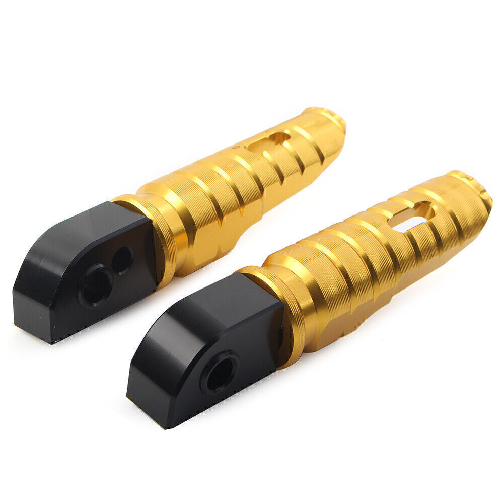 For Street Scrambler 900 T100 T120 Gold 1 Pair Rear Footrests Foot Peg