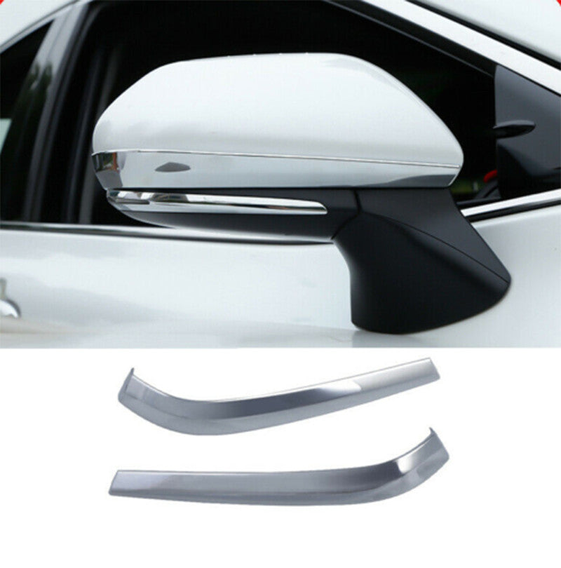 for Toyota for Camry 2018-22 Chrome Rear View Mirror Anti-Scratch Strips cover trim
