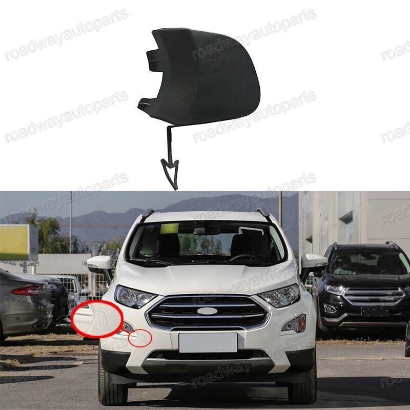 1Pcs Front Bumper Tow Hook Eye Cover Cap Fit  for ford  Ecosport 2018 2019-2020 Q