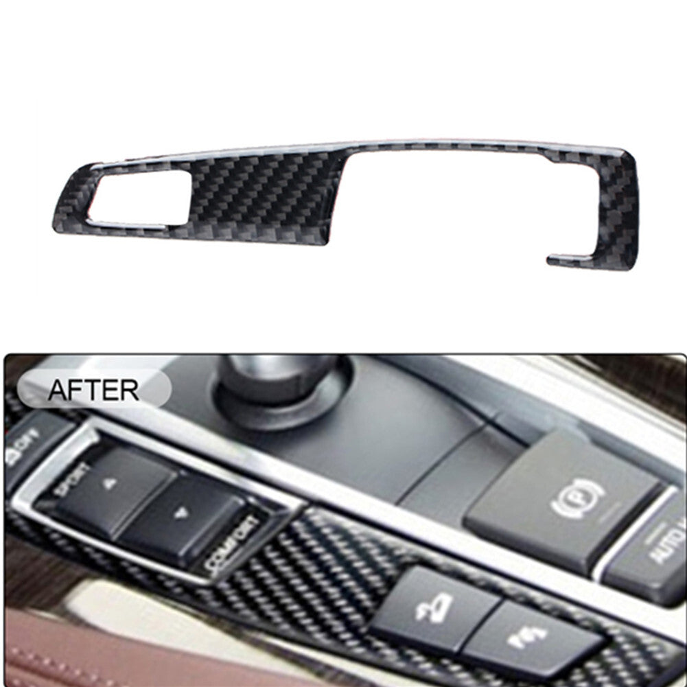 Carbon fiber gearshift panel for BMW 5 Series F10 2011-2017