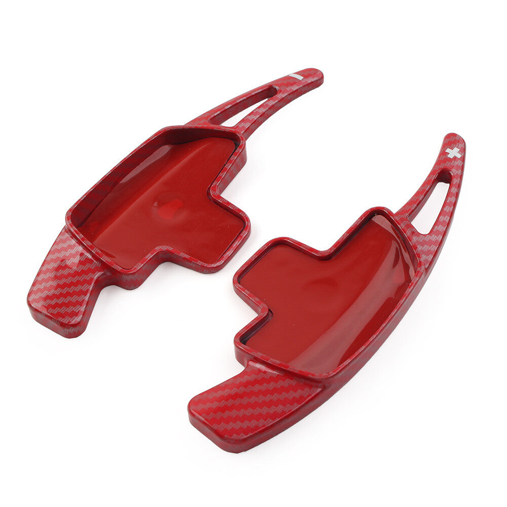 2x Steering Wheel Shift Paddle Shifter Extension Red Fit for Benz A B C E S G Class
