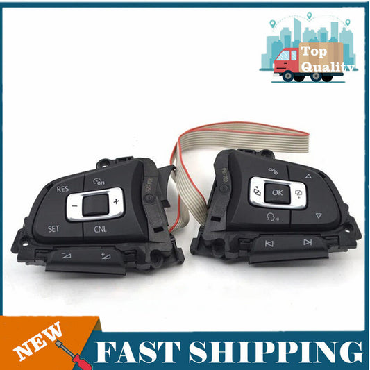 Car steering wheel buttons suitable for Golf Mk7 5G0959442P 2014 ~ 2021, multi-function. n
