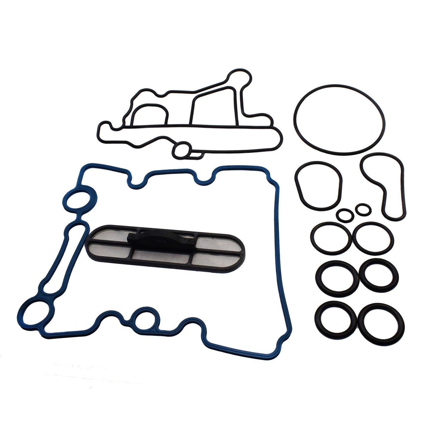 Oil Cooler Gasket Kit for E-350 E-450 F-550 Super Duty 3C3Z-6619-CA- v