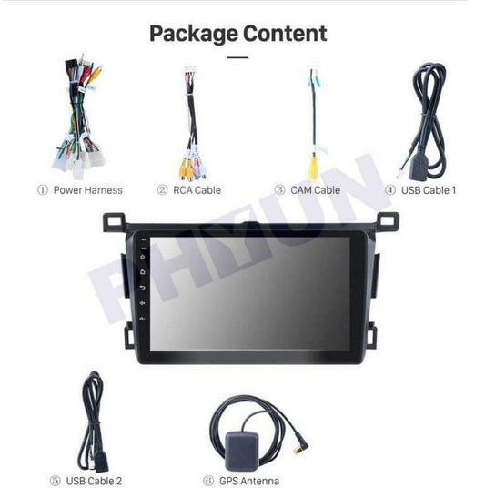 9 Android 10.0 2.5D Screen Stereo GPS Radio Player for Toyota RAV4 2013-2018