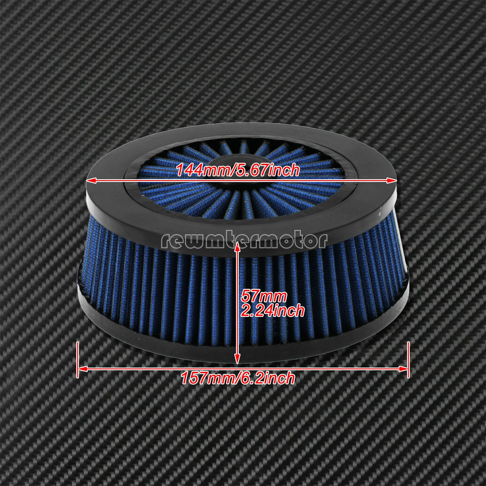 Blue Air Cleaner Element Replacement Filter Fit For Sportster Touring Softail Q