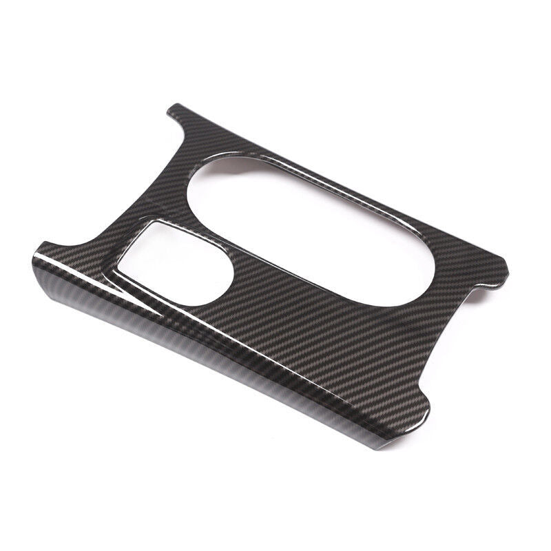 Carbon Fiber ABS Water Cup Holder Panel Trim for Benz A GLA CLA Class W176 13-19