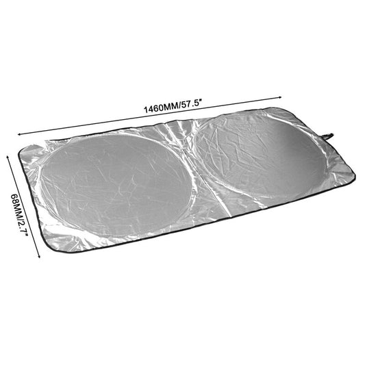150¡Á70cm Large Foldable Car Sun Shade Front Window Visor Cover Sun Blocker Part v