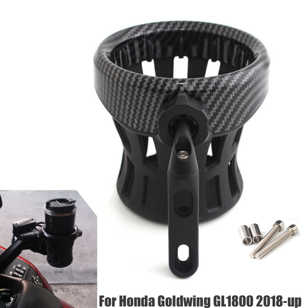 Universal handlebar cup holder with mesh basket holder for GoldWing 2018 - 2021 n