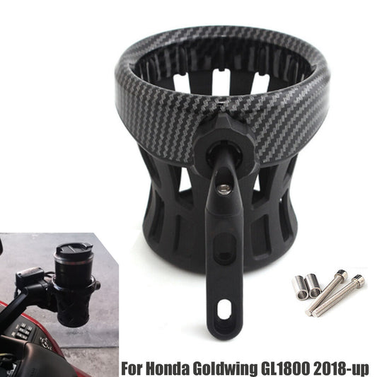 Universal handlebar cup holder with mesh basket holder for GoldWing 2018 - 2021 n