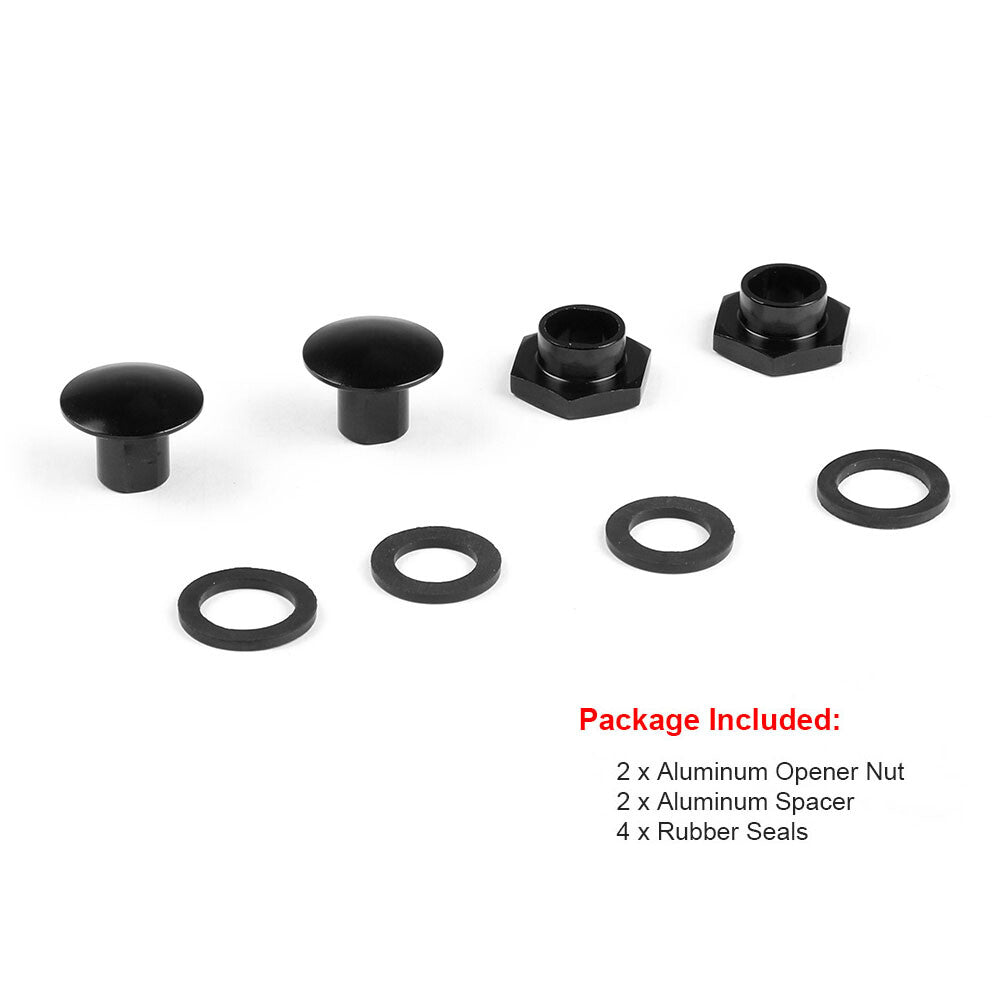 92-95 for Honda for Civic 3Dr Hatchback EG6 CRV Rear Glass Strut Hardware Kit Black Q