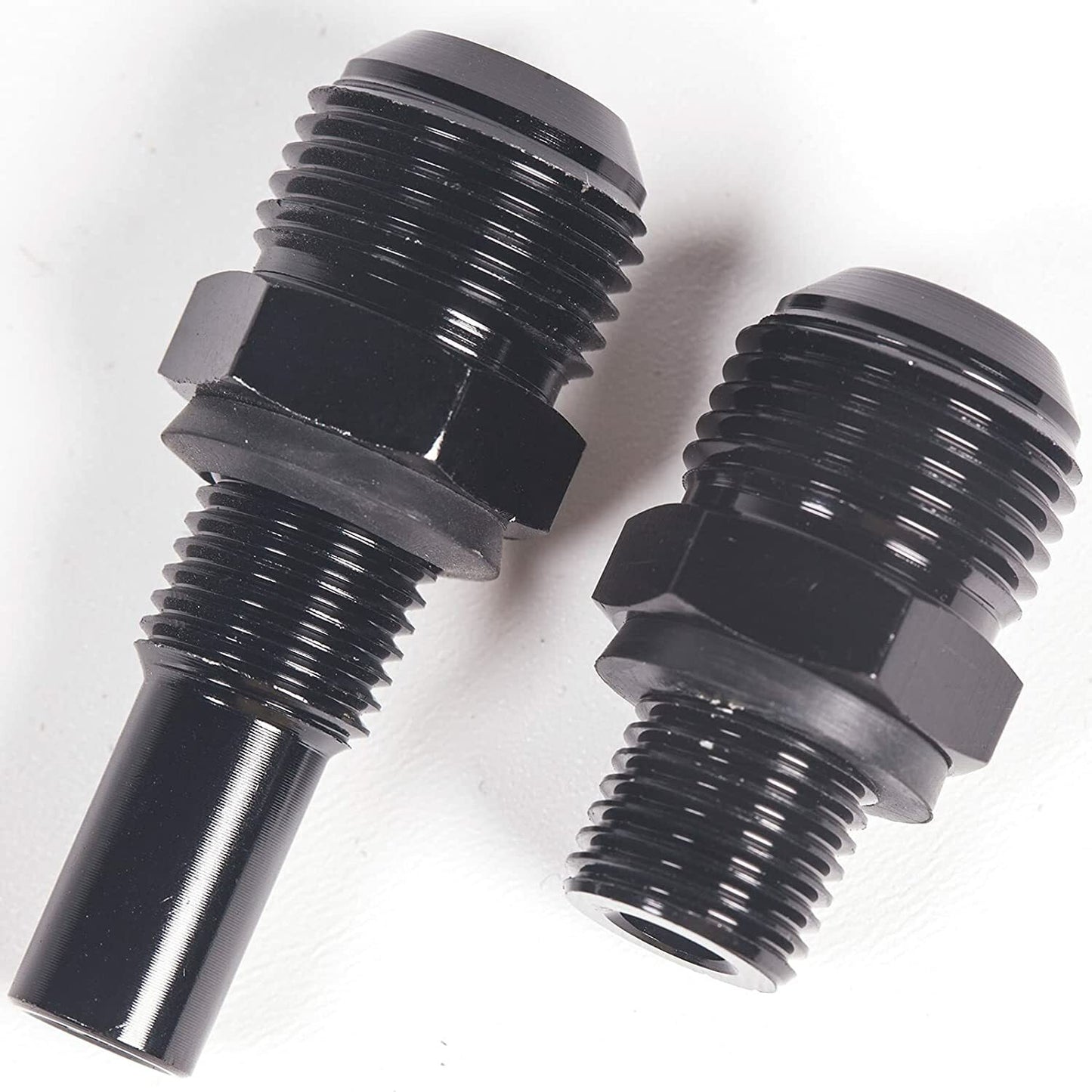 -8 AN x 1/4 NPS Transmission Oil Cooler Adapter Fittings for Universal 1997-2007 4L80E