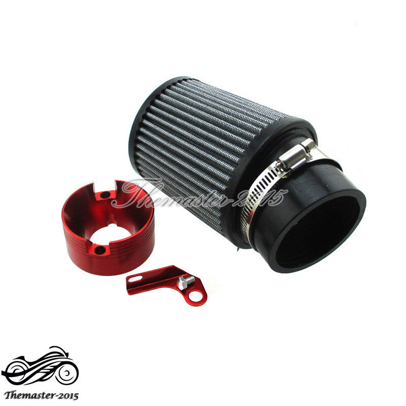 Red Air Filter  Adapter Kit For Predator 301cc 420cc GX340 GX390 Clone Engine Q