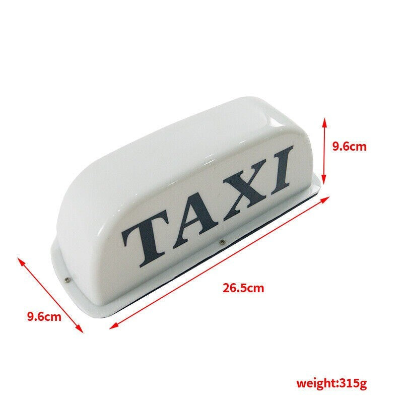 12V light taxi cab LED top dome waterproof roof sign with magnetic base