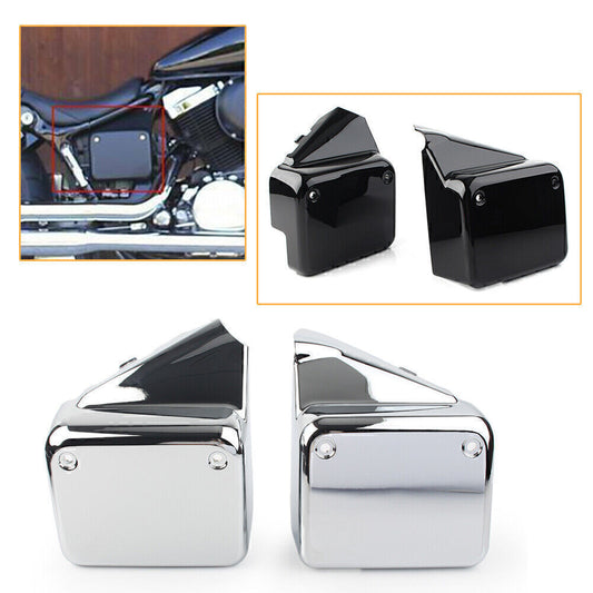 for Honda Black Widow Shadow Spirit VT750 2000-09 Set Side Battery Cover Guard