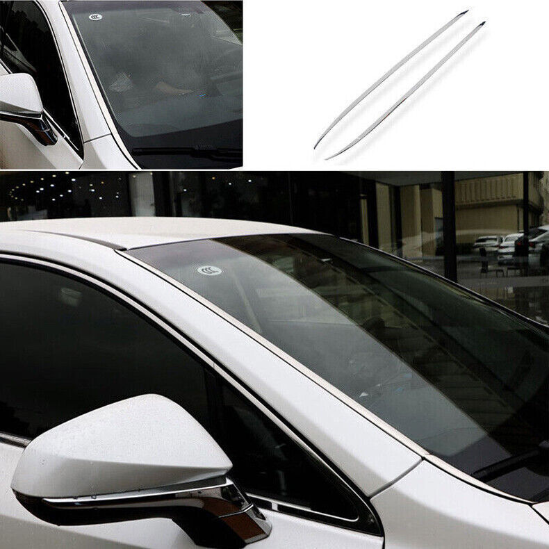 for Lexus NX200t 300h 2016-2021 silver Front Side Windshield Strip Molding Trim n