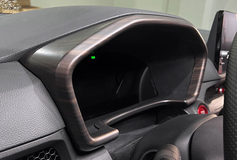 1PCS Cover Trim Instrument Panel Frame Wood Grain ABS for Honda CRV CR-V 2023-24