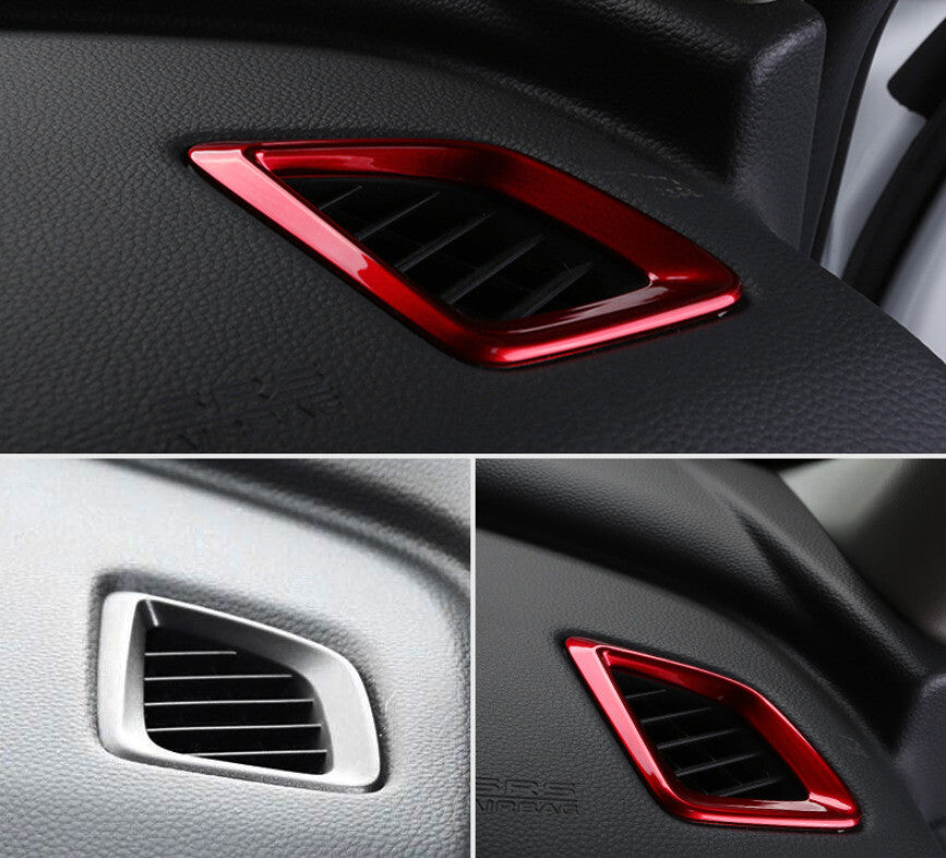 Instrument LR Air Outlet Vent Trim for Honda Accord 10th 2018-2022 Bright Red