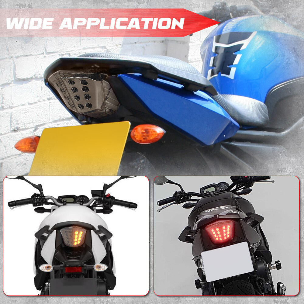 Rear Tail Stop Brake Light Lamp Integrated LED for YAMAHA 2009-2017 XJ6 FZ6R
