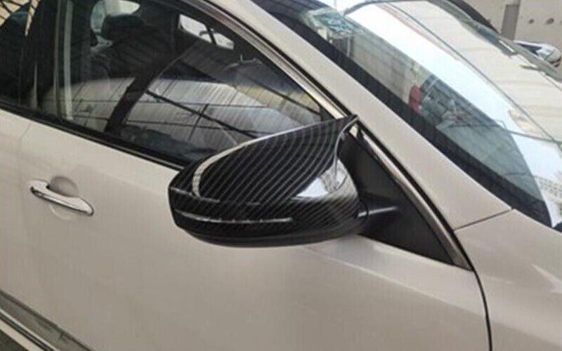 Carbon Fiber ABS OX Horn Rear View Side Mirror Cover for Kia Optima K5 2011-2015