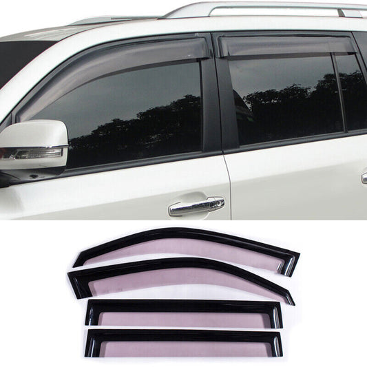 for Toyota for Land Cruiser 2008-2021 Window Visors Sun Rain Guard Vent Deflectors