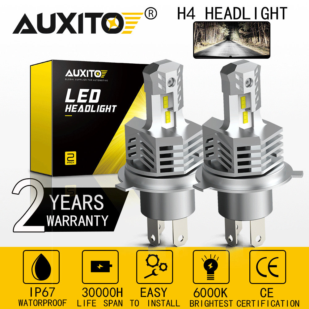 LED elderly light H4 HB2 9003 6000K Baiyun gold bright white v