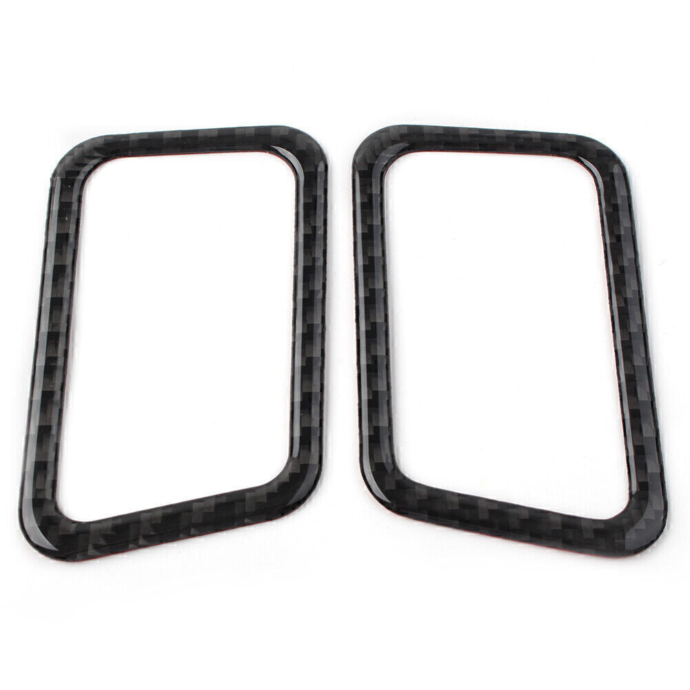 for Subaru Forester 2013-2018 Dashboard Air Outlets Vent Cover Trim Carbon Fiber