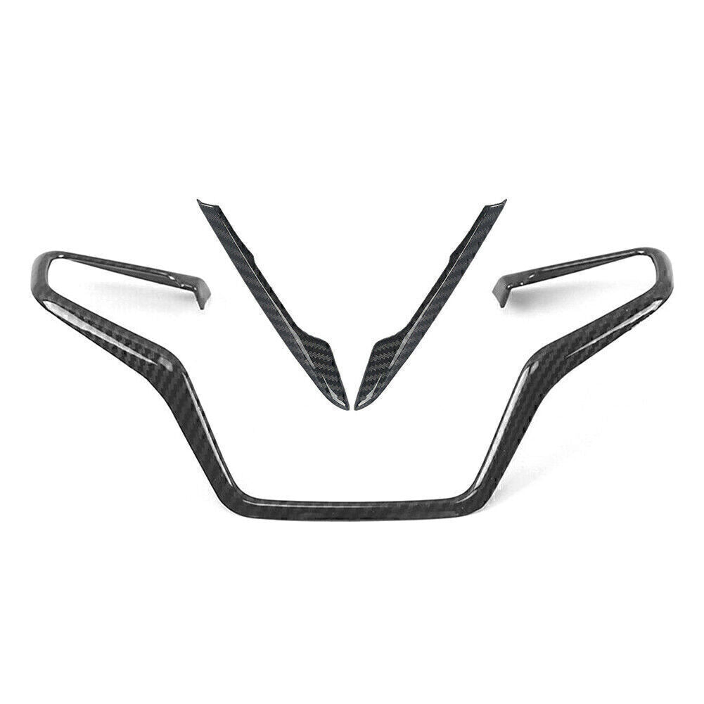 Lenkung Rad Rahmen Cover Trim f¨¹r for HONDA CR-V CRV 2017 -2019 2020 Kohlefaser-Stil