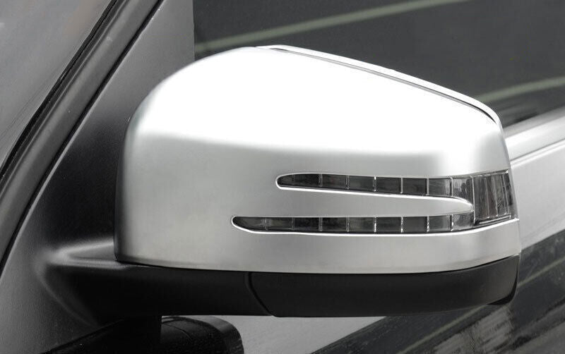 for Benz GLS GLE 2016-2019 Matt Silver Exterior Door Rear View Mirror Cover Trim