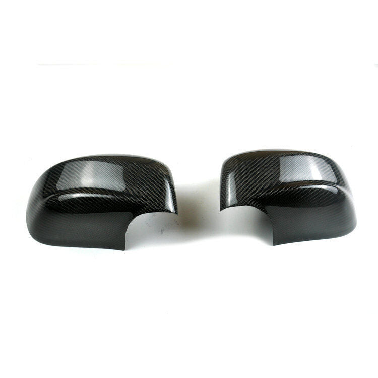 2PCS Side Rearview Mirror Cover Add on Carbon Fiber for Nissan GTR R35 2008-2016