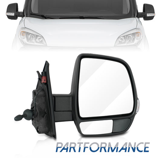 For 2015 - 2022 for Ram Promaster City Door Side Mirror Manual Right Side - v