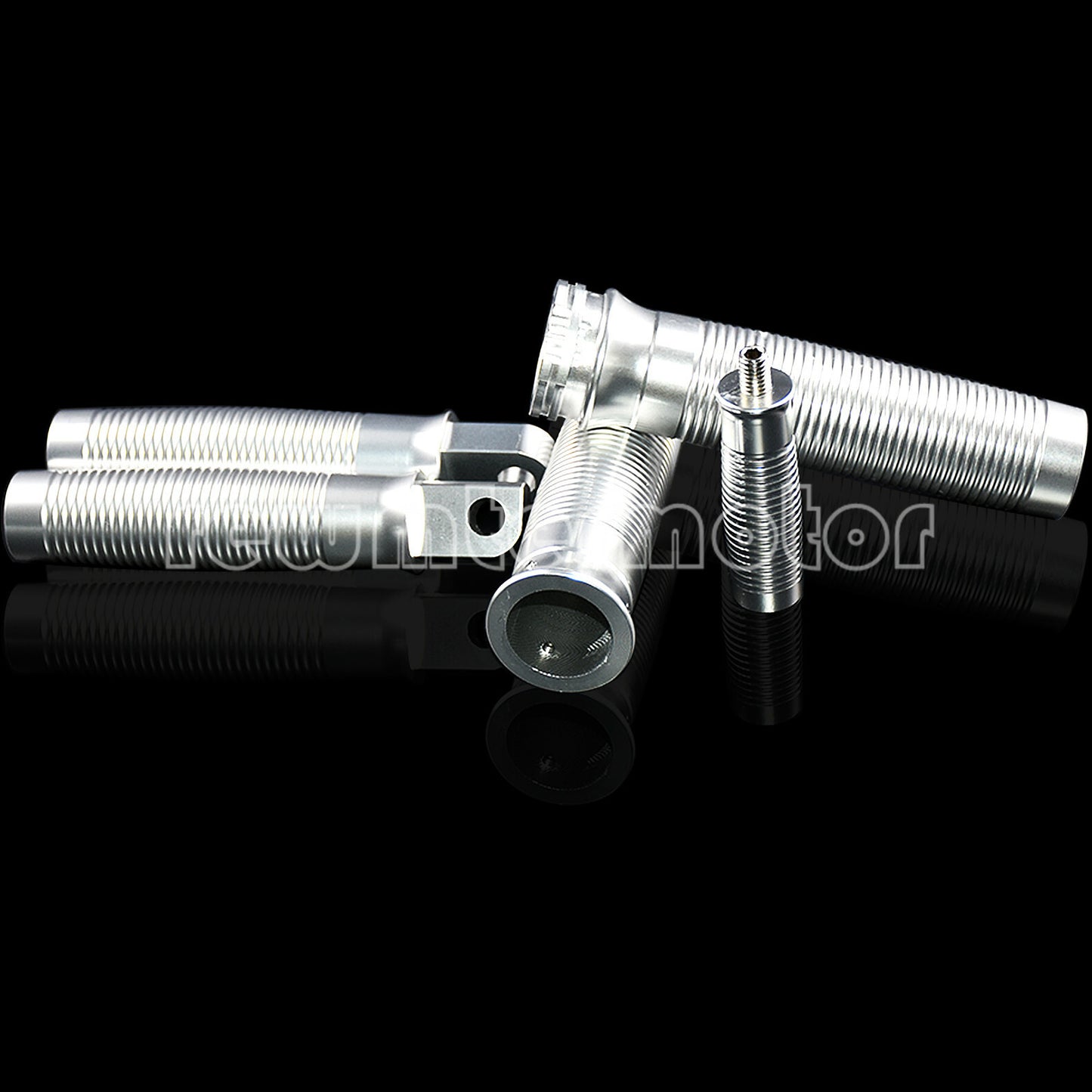 Chrome Handlebar Grip+Foot Pegs+Shift Pedal Fit for Harley Sportster Softail Q