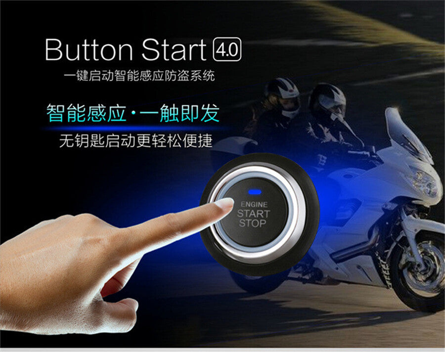 for Smart key engine start button motorcycle scooter equipment anti-theft accessories - n